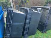 USED Pond Fish Tank fitted Drain Black COLLECTION Only USED Pond Fish Tank fitted Drain Black COLLECTION Only